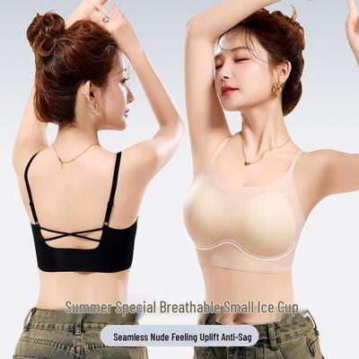 Nahtloser Push-Up-BH mit Spaghettiträgern für Damen