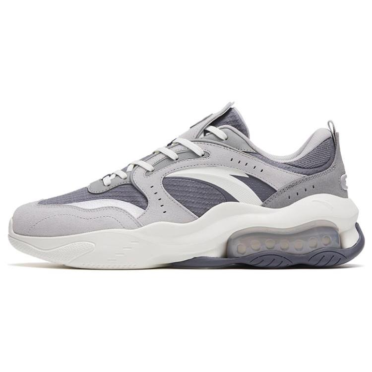 

Новые кроссовки Anta Kaiyuan 982 с низким верхом, противоскользящие, износостойкие, с отскоком, для повседневной носки, мужские, цвет Ночной туман , серый, 112318881-5 44