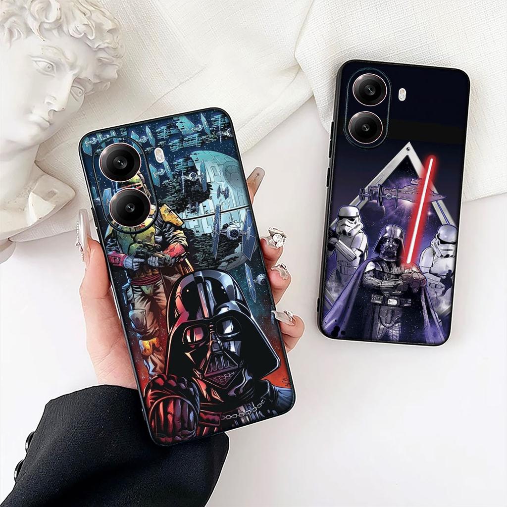Stars Yoda Wars Darths Vaders Phone Case for Xiaomi Redmi Note 12 11 10 A3 Pro 10A 10C 12C Note12 5G Cover Casing
