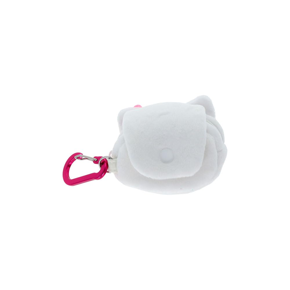 Stationery Hello Kitty Sanrio Characters Mini Pouch Plush Toy with Hello Kitty S2338041 Sun-Star Carabiner, Flower,