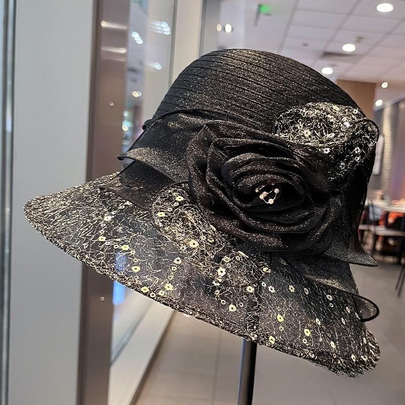 Summer Lace Sun Hat For Women With Sun Protection And Foldable Design For Casual Outdoor Use