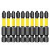 10Pcs Crossing Head Screwdriver Bit Set for Electrician 1/4inch Hexagonal Shank Magnetic Crossing Screw Driver Attachment