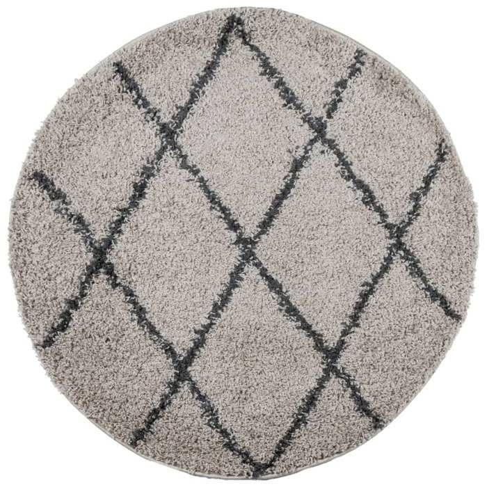 VidaXL Tapis Shaggy à Poils Longs, Moquette de Sol, Tapis de Zone, Carpette de Salon Chambre à Coucher Couloir, Moderne 375399