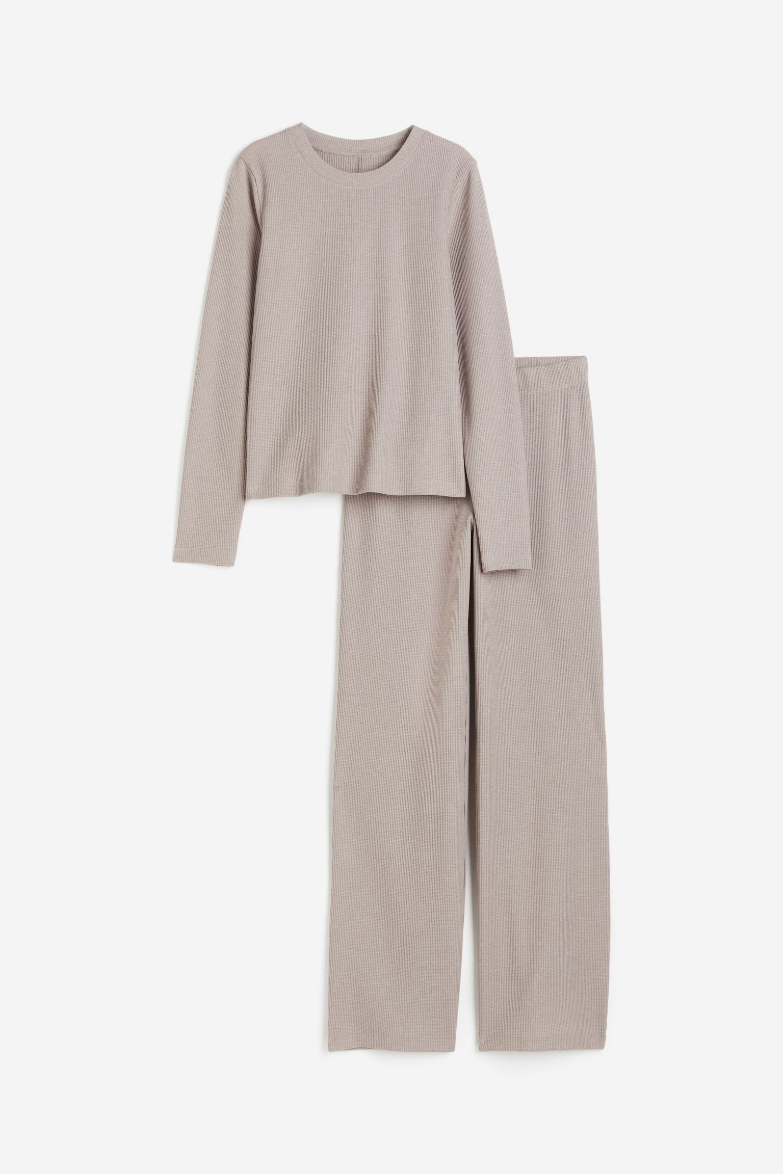 

Вафельный верх и низ пижамы