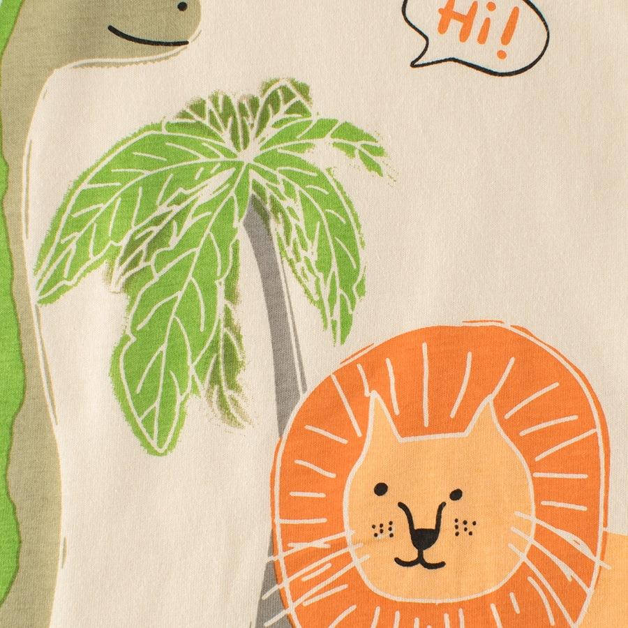 Children's short-sleeved T-shirt summer new, medium and small children's foreign-style cartoon boy clothes