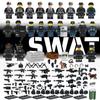 Military Police Building Blocks Set 22pcs Abs Plastic Diy Figure Toy For Boys