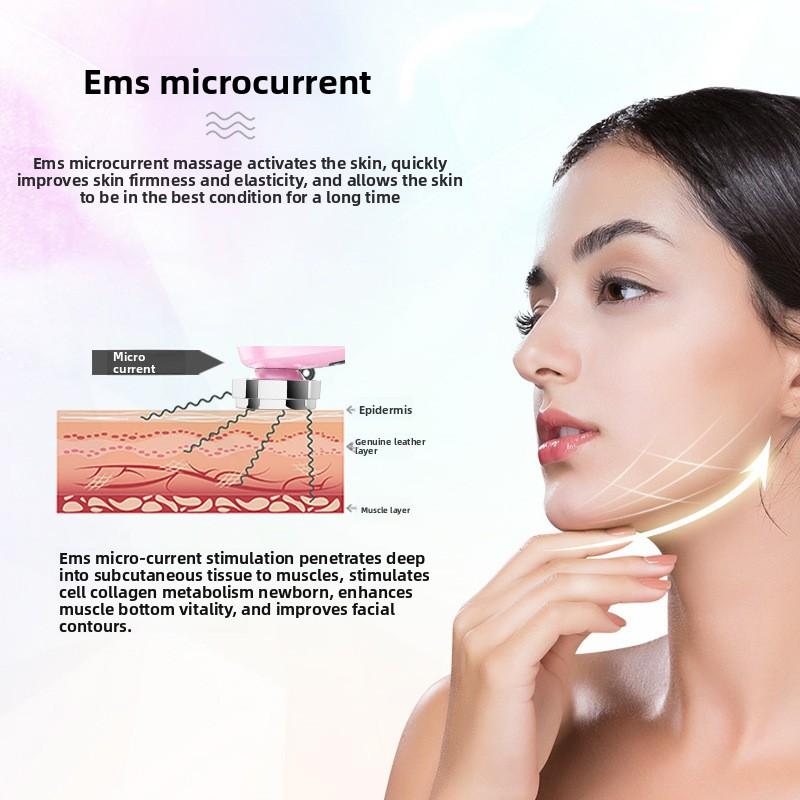 Household Shade Light Beauty Instrument Jiaqi Micro-current Facial Lifting Massage Skin Rejuvenation Cleaning Ion Export Introducer