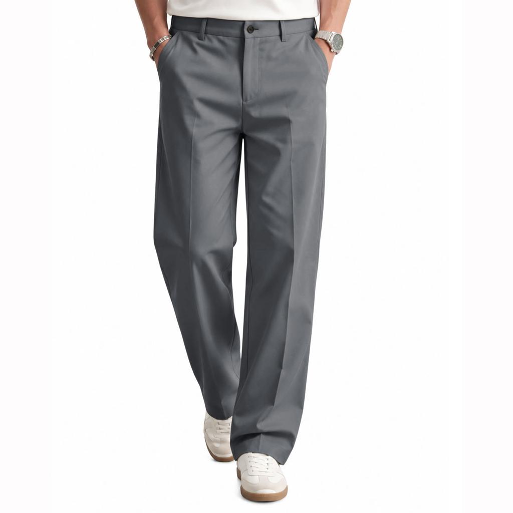 Men's Straight Leg Casual Dress Pants for Spring and Fall Business Casual Everyday Wear