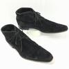 80s-90s Vintage MAGNANNI Chukka Boots Suede Black Size 44.5 Large Men's