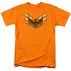 Pontiac Ross 1975 Bird T Shirt Mens Licensed Auto Car Tee Thunder Bird Orange