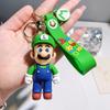 27 Stile Super Mario Bros Schlüsselanhänger Actionfigur Niedlicher Cartoon-Charakter Spielzeugpuppe Modell Dekoration Kindergeburtstagsgeschenk