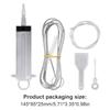 5pcs-set Fridge Dredging Kit Flexible Refrigerator Scrub Brush Reusable Fridge Drain Hole Dredging Remover Cleaning Syringe