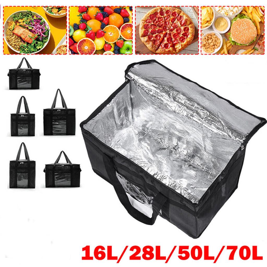 Insulated Thermal Cooler Bag Drink Storage Large Chilled Bags Cool Lunch Foods Lunch Box Zip Picnic Tin Foil Food Panier Repas