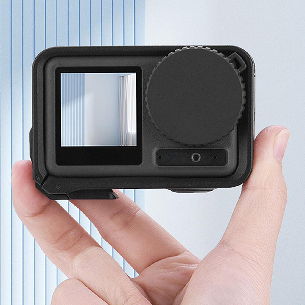 2Pcs Camera Lens Protective Cover Fit for DJI OSMO ACTION4 3 5Pro TPU High Elasticity Anti Fall Camera Lens Cap