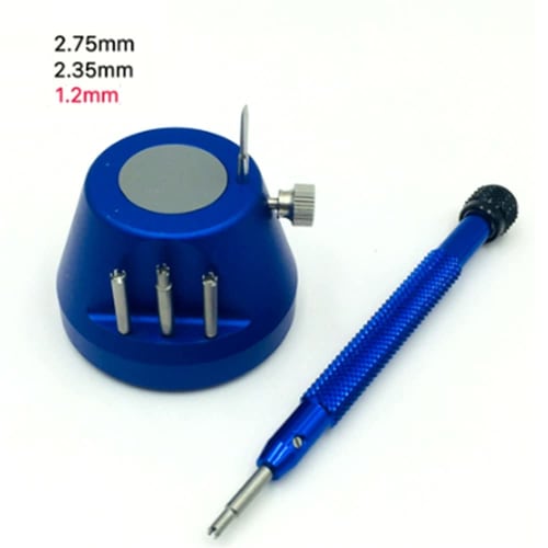 Richard Mille Steel Watch Screwdriver Kit with Different Tips for Watch Repair.