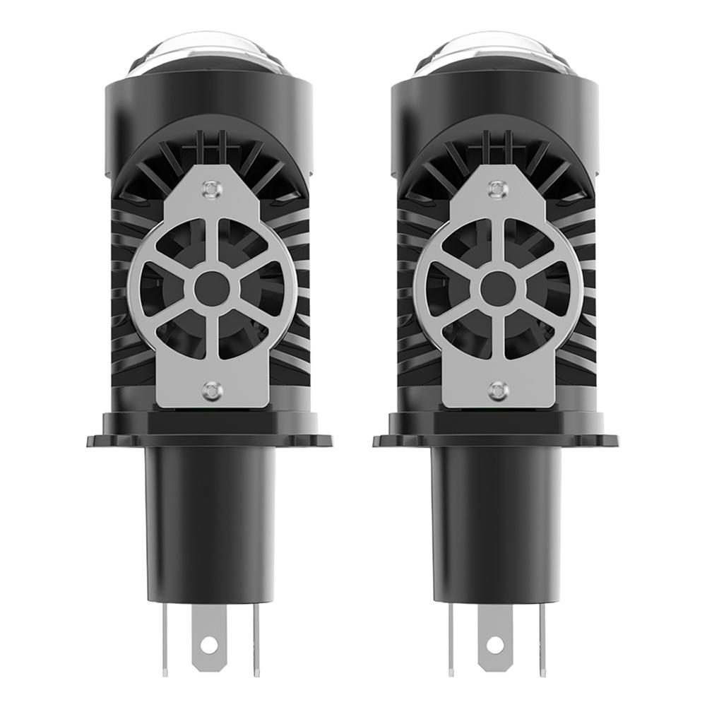 1/2Pcs Auto H4 Projector Lens LED Car Headlight Bulbs 150W CANBUS Turbo Auto Bulb H4 Led Motorcycle High Low bulb 12V 24V 6500K
