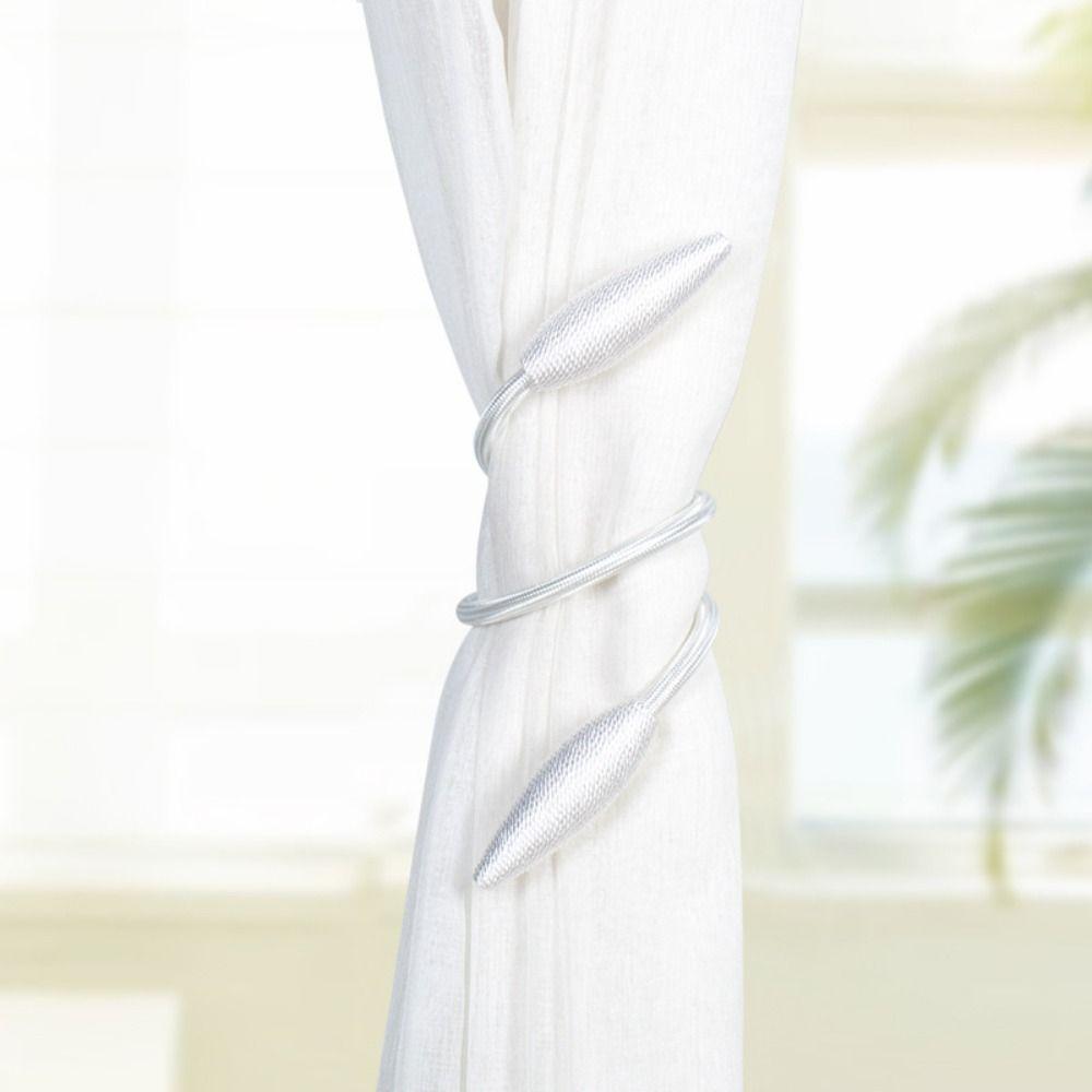 

2pcs/set Bud Shape Curtain Buckle Straps Adjust Twist Curtain Tie Strap Curtain Accessoires