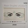 S.A.V.I 3D Face Gems Sticker, Crystal Tattoo Rhinestone Decoration for Women Girls for Events Weddings Parties Clubs