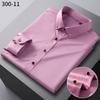 Trendy Iron-Free Slim Fit Mulberry Silk Shirt with Rhinestone Buttons and Turn-Down Collar