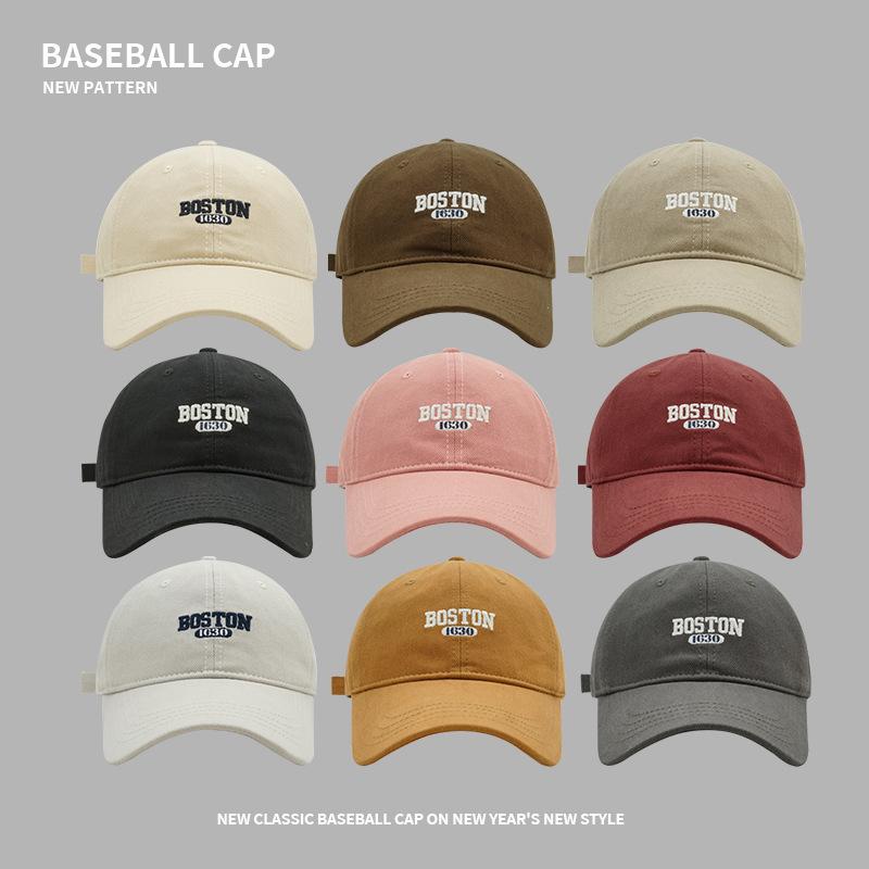 Bestickte Baseballkappe Kinder Modenschau Gesicht kleine Schirmmütze vielseitig vertiefend Paar Sportkappe