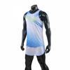 Fashion Men Women Vest+Shorts Breathable Track Field Competition Sportswear Sprint Running Suit Marathon Clothes Running Sets