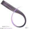 LUPU 55CM Synthetic Strands Of Hair On Hairpins Long Straight Hair Extension Colorful Hair Clip Girl Natural Rainbow Hair