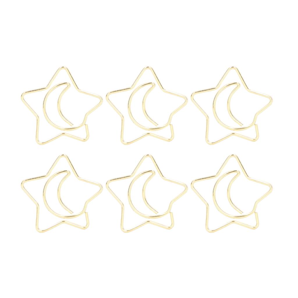 100pcs Metallic Paper Clips Electroplating Process Golden Paper Clips Anti Rust Paper Clips Non Skid for File