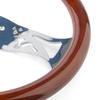 Beauty Carved Style Universal Classic Real Mahogany Wood Steering Wheel 380mm 15 Inch Car Steering Wheel