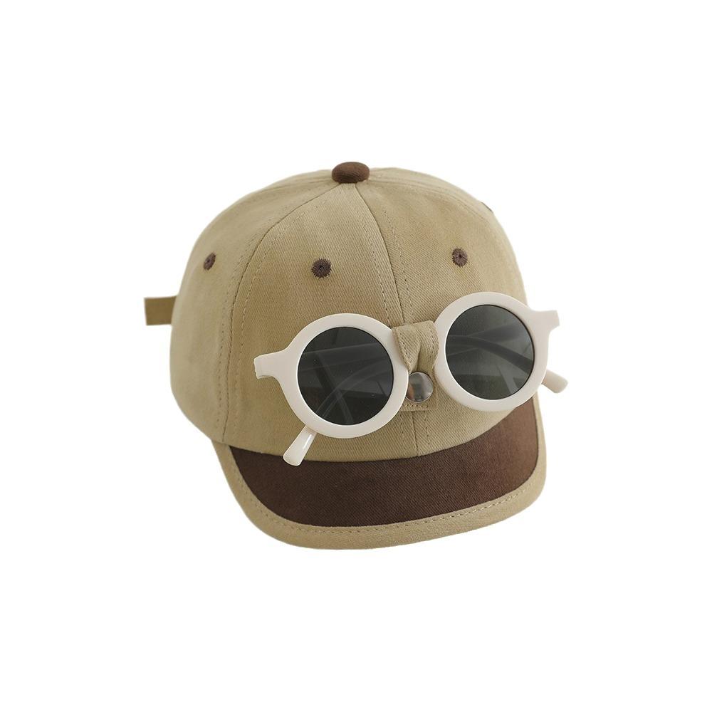 Adjustable Baby Hat Detachable Baseball Cap New Sun Hat Unisex