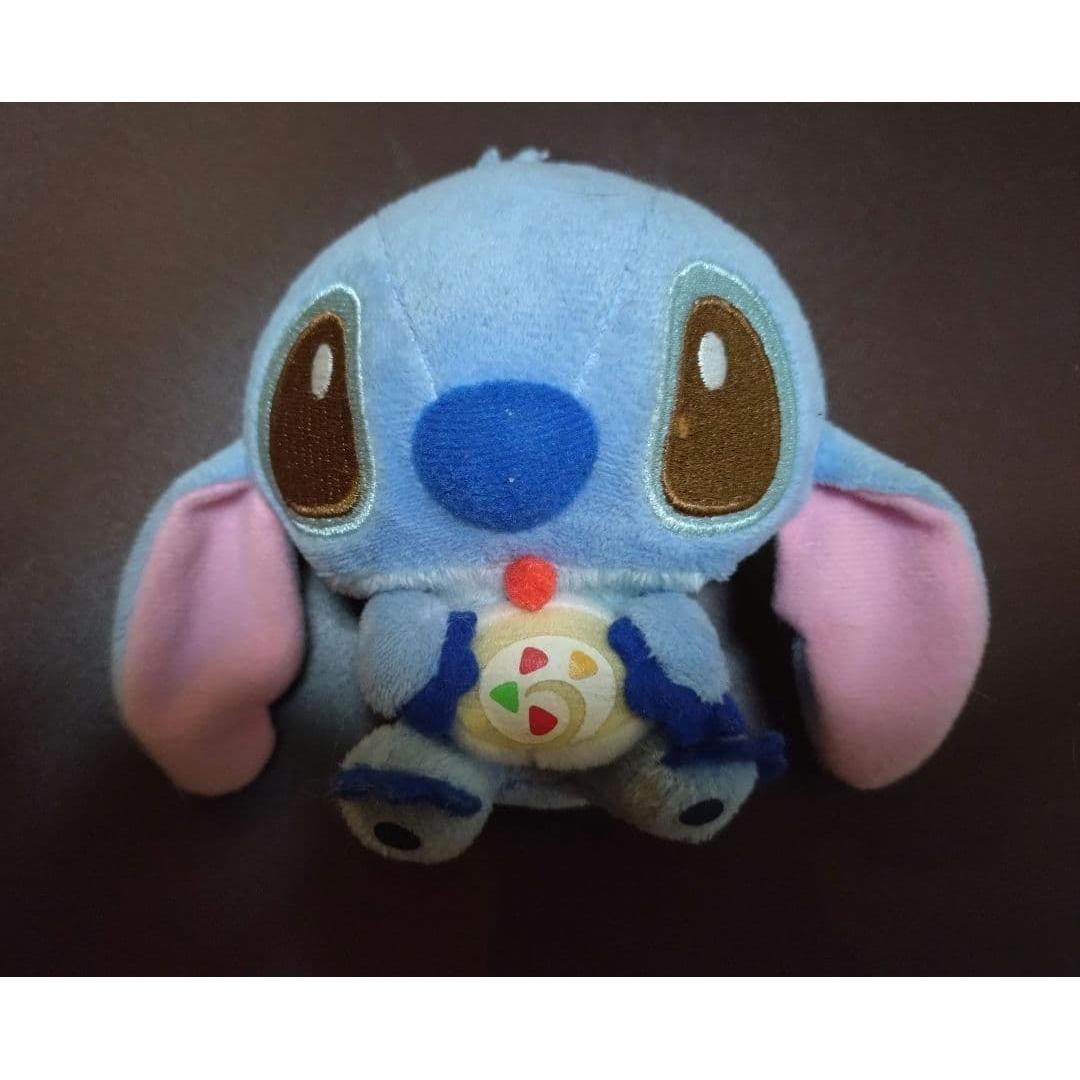 Stitch mascot key chain + Mickey clip 2-piece set