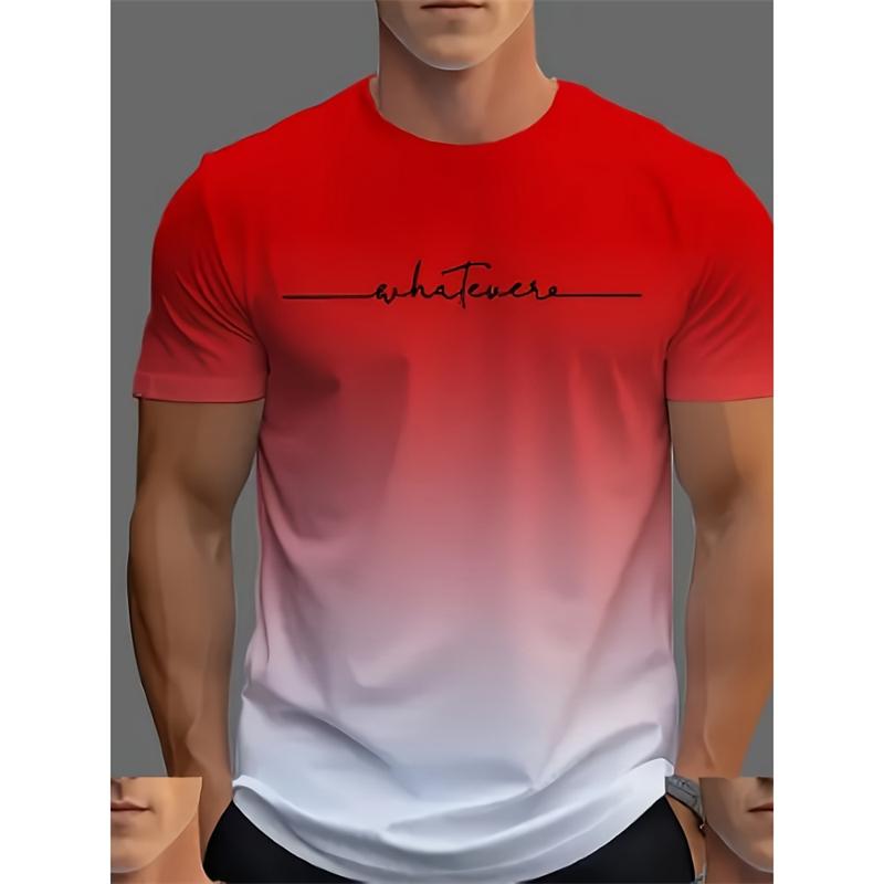 3D Printed T-shirt Casual Oversized Round Neck T-shirt