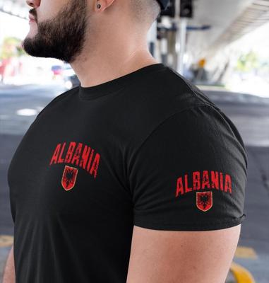 T-shirt Albania | Maglietta Bandiera Albanese | T-shirt Logo Albania | Orgoglio Albanese