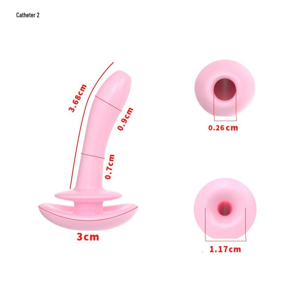 Růžová odnímatelná Cobra chastity klec katetr s blokátorem moči pro transgender zámek a otrokářské abstinenční doplňky