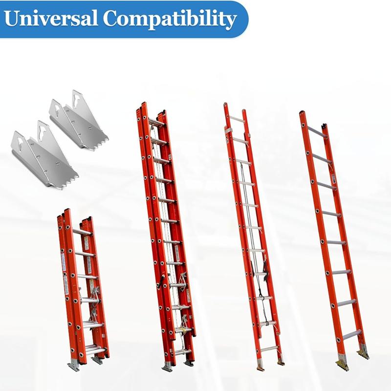 Shoe Kit 26-2 Extension Ladder Parts, Extension Ladder Feet Compatible With D1200 D1300 D1700 D1800 Series Ladders