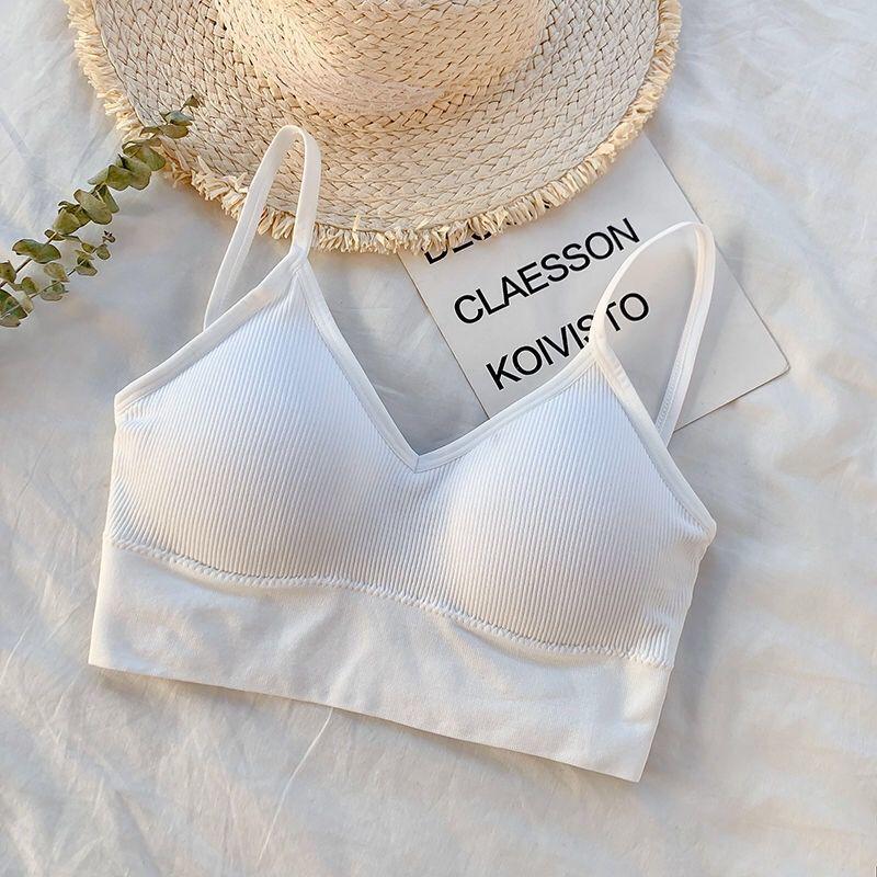 Beautiful Cross-Border Wireless Bra with Stylish Back Straps - Perfect for Students and Trendsetters