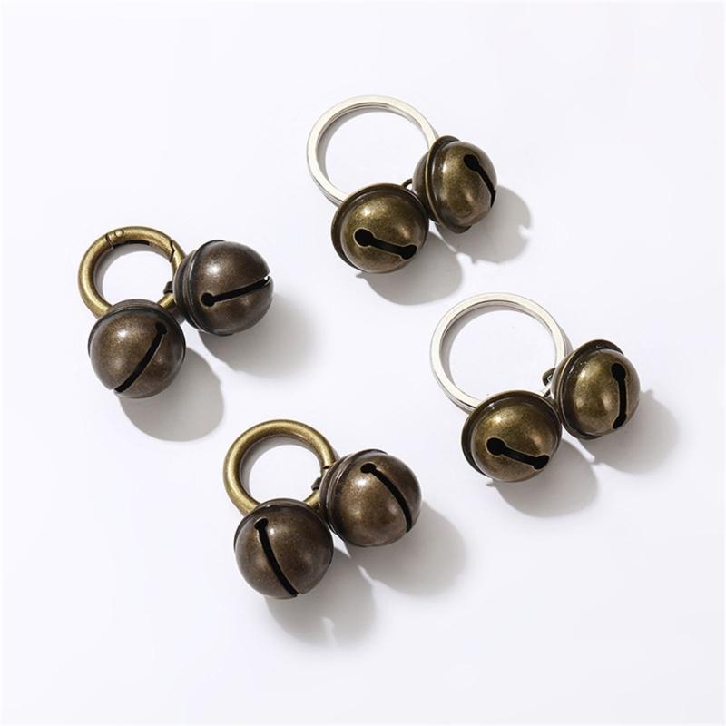 2pcs Loud Multifaceted Collar Bells Cats Dog Collar Bells Rustics Pet Bells for Enhancing Safety and Fashion