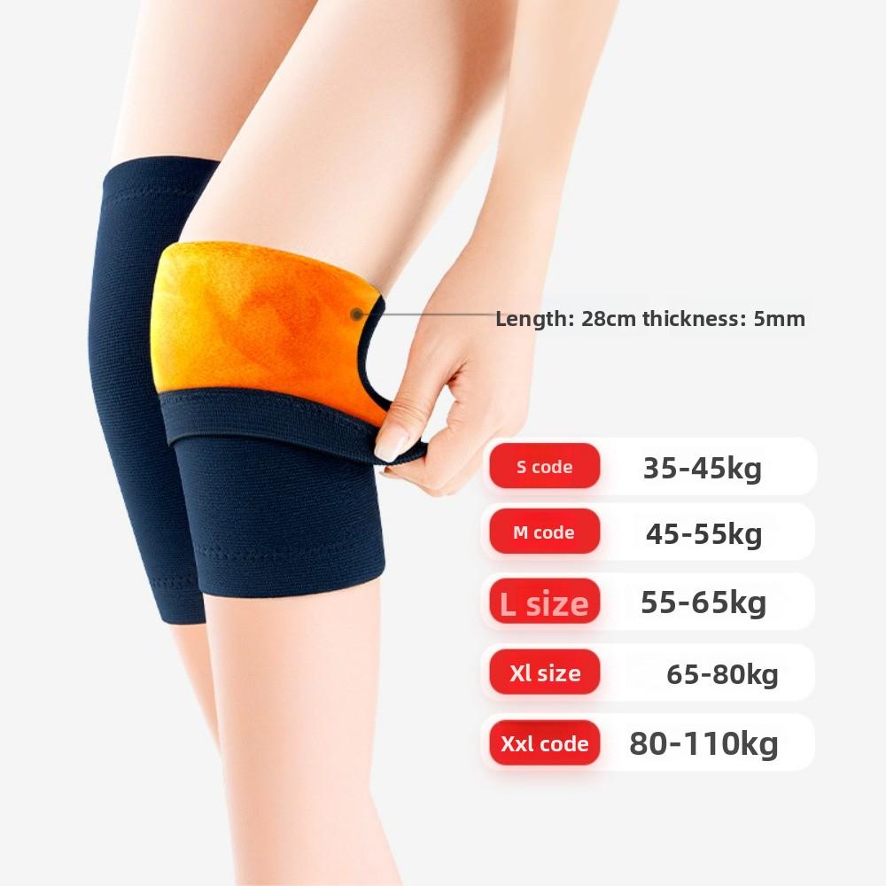 Winter Gold-Fleece-Lined Knee Warmers-Warm&Cold-Resistant | For Adults Seniors & Arthritic Knees (Air-Conditioned Rooms Running)