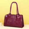 Crocodile Bone Pattern Women's Handbag, Large-capacity Women's Bag, Classic Tote Bag, Single-shoulder Crossbody Bag, Trendy Bag