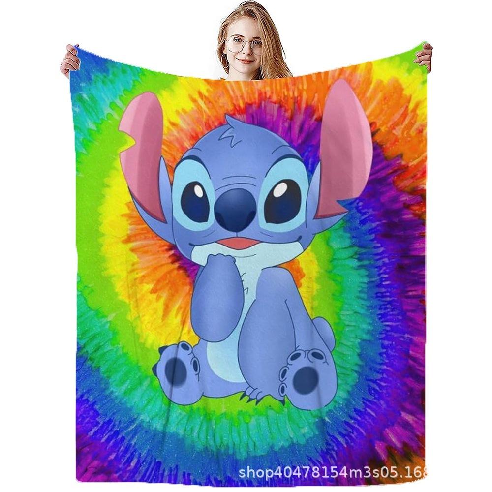 Stitch Flannel Blanket Star Baby Blanket Air Conditioning Blanket Nap Blanket Flannel Blanket Cross Border