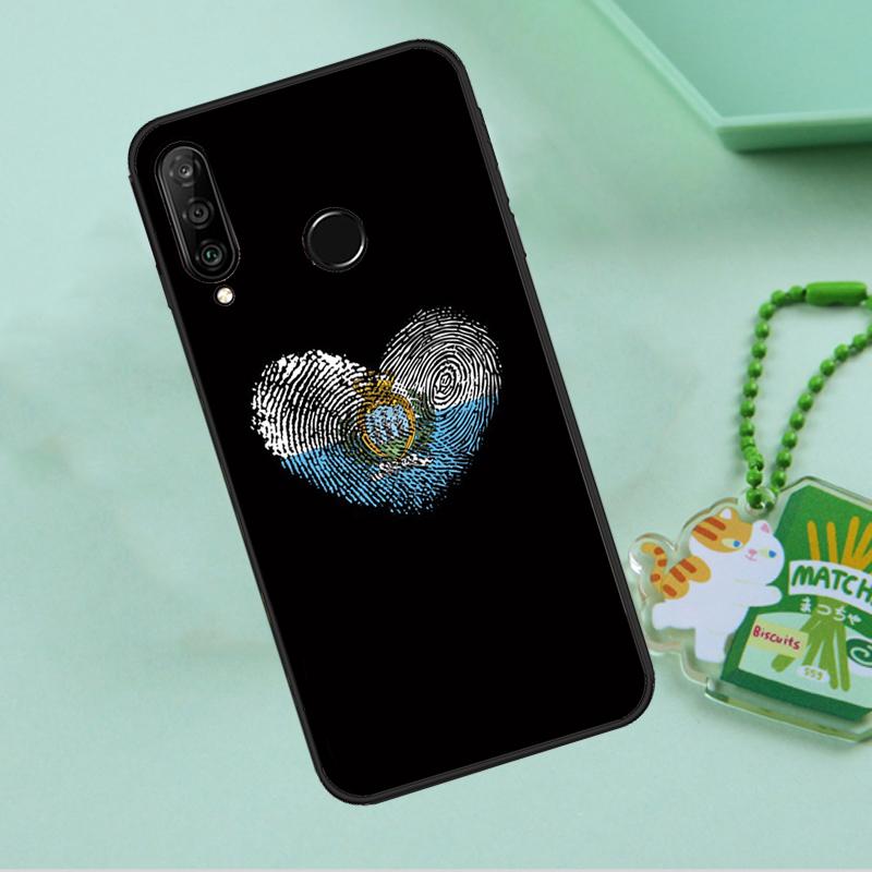 San Marino Flag For Huawei Nova 12s 12i 11i 7i 8i 9 10 SE Y91 Y90 Y60 Y70 Y72 Y61 P60 Pro P30 P40 Lite Case