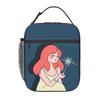 Cartoon Fashion Girl Insulated Lunch Bags for School Office Sport Car Portable Cooler Thermal Bento Box Women Children