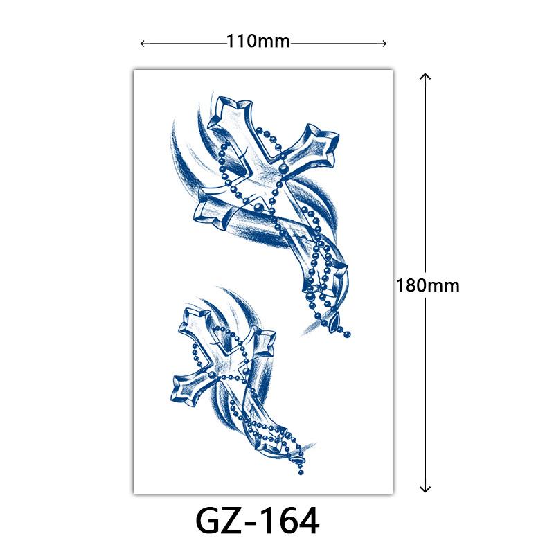 Herbal Semi-Permanent Tattoo Sticker, Animal English Totem Tattoo Sticker, Sweat-Proof Waterproof Tattoo