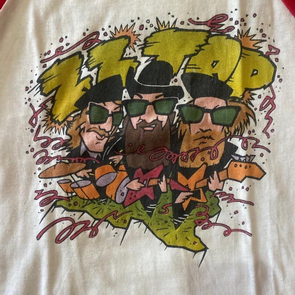 Vintage ZZ Top 1981 T-Shirt Unisex Cotton Tee All Size S To 4XL M578 Unisex T-Shirt XXXL