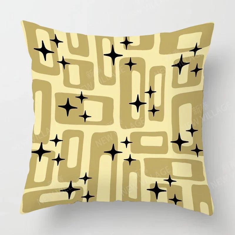 Nordic Fall Home Decor Autumn Throw Pillow Case Sofa Cushion Cover Modern  Geometry