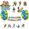 Legend Of Zelda Game Theme Balloon Banner Cake Toppers Set Party Decorations
