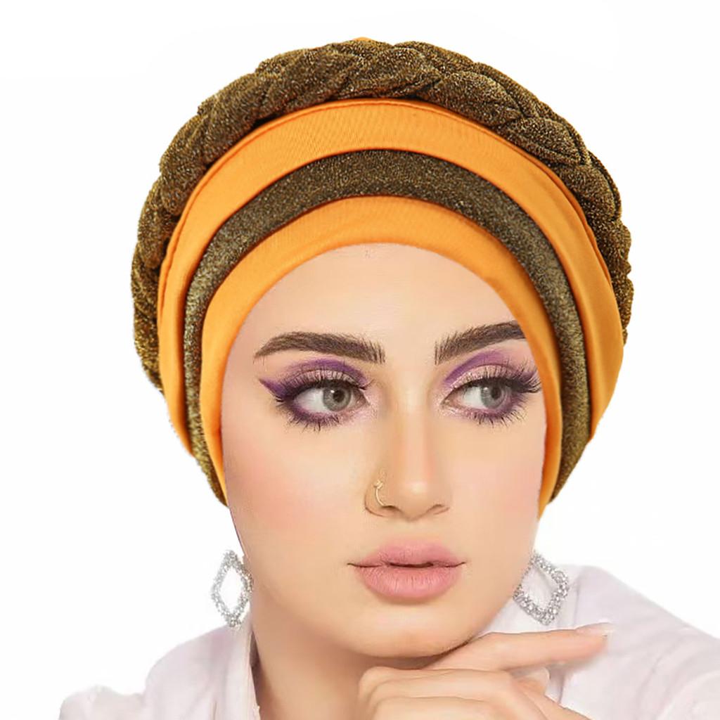 Polyester Kopftuch mit hellem Seidenzopf für Männer und Frauen