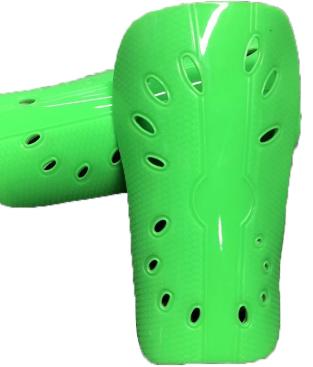 Lightweight Plastic Soccer Shin Guards 2-Pair Protective Calf Gear for Adults Football Players Shin Guard Sleeves