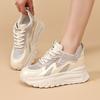 Shoe girl's new summer mesh breathable lightweight casual shoes thick-soled inner heightened sports shoes