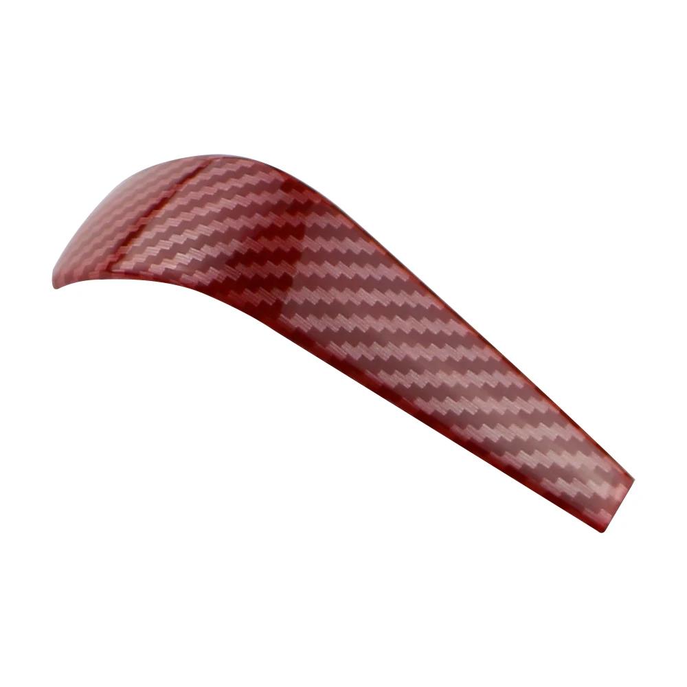 For BMW 3 Series E91 E90 E92 E93 2006-2012 Car Gear Head Shift Knob Cover AT Tuning ABS Carbon Fiber Trim Sticker Accessories