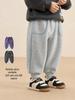 Kaka Panda Kids' Fleece-Lined Winter Pants: Warm Sweatpants for Boys and Girls